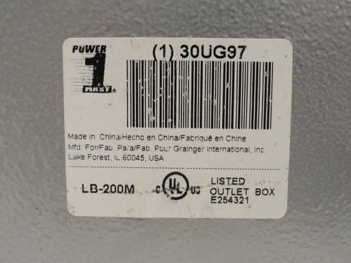 Power First LB-200M; Conduit Body; 90Deg Hub; 2NPT; Form: 5