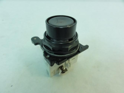 Eaton E34PB1-53; Operator Button; Black; 1-NO