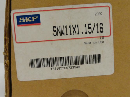 SKF SNW11X1.15/16; Adapter Sleeve 1-15/16"ID; 2.157-18 Thread