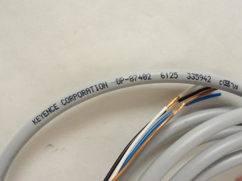 Keyence OP-87402; Female Cord Set; 5-Pin; 8' Long