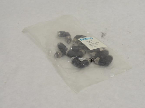 Festo QSL-H-M5-5/32-U-M; Bag-10 L-Fitting 533229; 5/32"Tube xM5