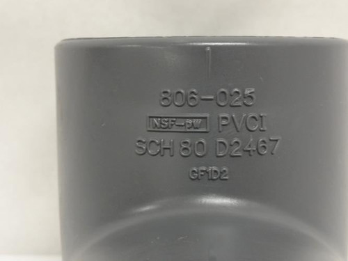 Spears 806-025; PVC Elbow; 90Deg; Sch: 80; 2-1/2"; Socket
