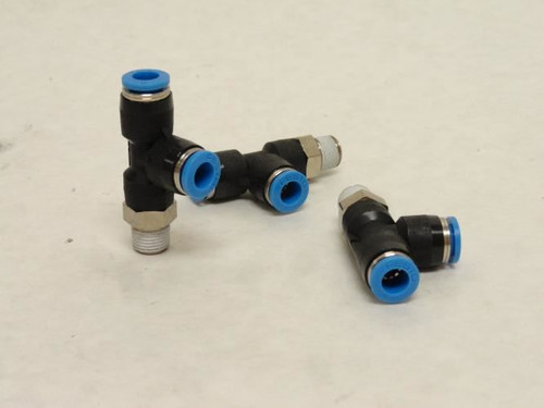 Festo QSTL-1/8-6; Lot-3 T-Fitting 153118; 6mm Tube x R1/8