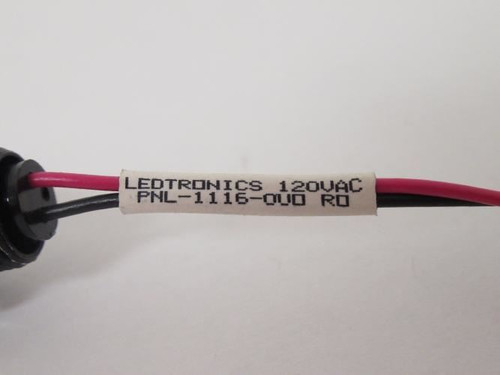 Ledtronics PNL-1116-OVO RD; Pilot Light; 120VAC
