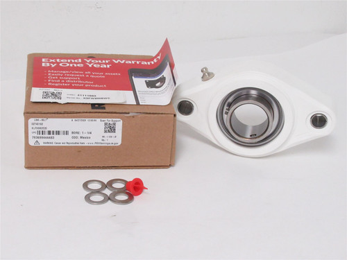 Rexnord KLFXSS2E20; Flange Bearing; 1-1/4" Bore