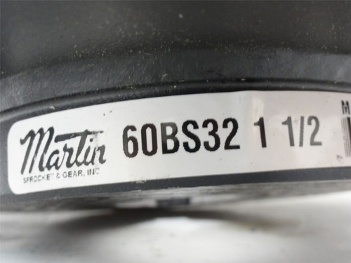 Martin 60BS32-1-1/2; Sprocket; #60; 32 Teeth; 1.50" ID