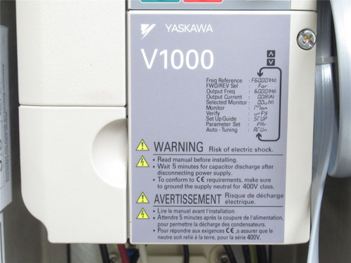 Yaskawa V1000; Vector AC Drive W/SS Enclosure 480V 3HP