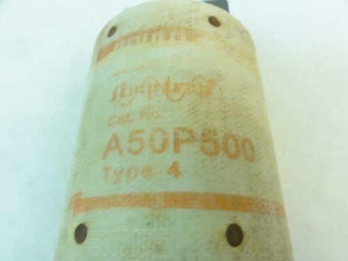 Shawmut A50P500; Semiconductor Fuse; 500A; 500VAC