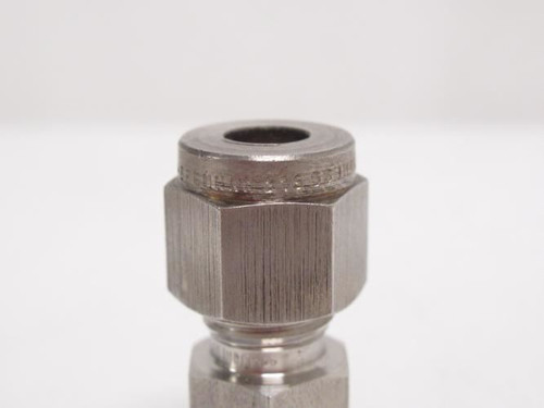 MFG- SS-600-1-2-b; Air Fitting; SS-316; 3/8" Tube x 1/8NPT