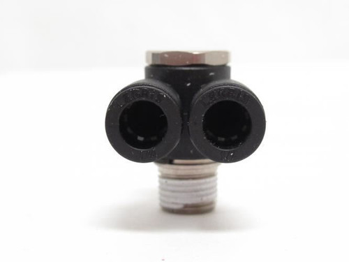 Legris 3049 56 11; Twin Banjo Fitting; 1/4" PTC x 1/8NPT