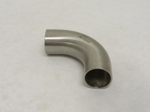Industry-Std 11P849; Long Tangent Elbow; SS-316L; 1" Butt Weld