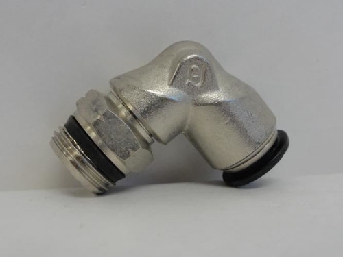 Alpha 50110N-14-1/2; Male Elbow 90Deg; 14mm Tube x 1/2 BSPT