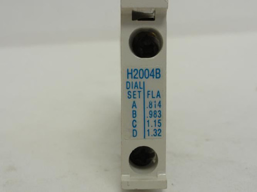 Eaton H2004B; Overload Thermal Unit; Class: 20