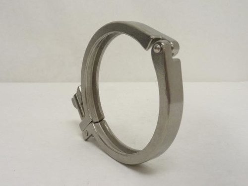 MFG- 13MHHM400SN; Pipe Clamp SS-304; W/Serrated Wing Nut; 4"ID