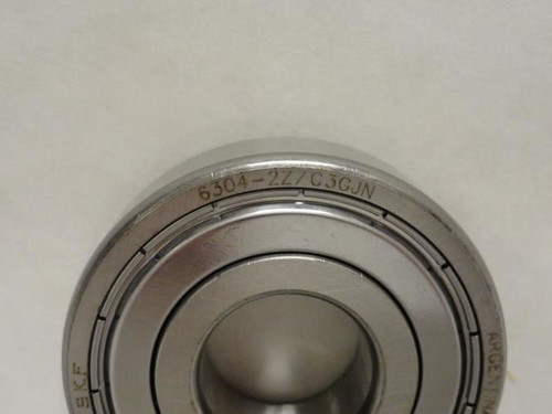 SKF 6304-2ZJEM; Ball Bearing 20mm ID x 52mm OD x 15mm W