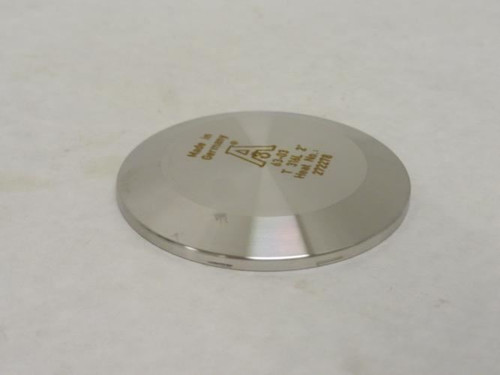 Industry-Std 11A393; Sanitary Solid End Cap; SS-316; Size 2"