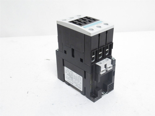 Siemens 3RT1035-1BB40; Contactor; 40A; 3P; 600V; Coil: 24VDC