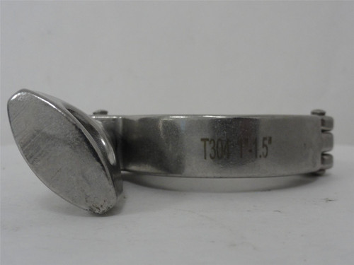 MFG- 13MHHM1.5; Single Pin Clamp; SS; Size: 1-1.5"