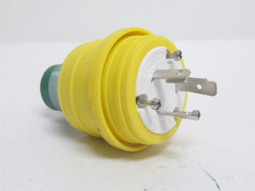Leviton 26W47; Watertight Locking Plug 20A 125V; NO COVER