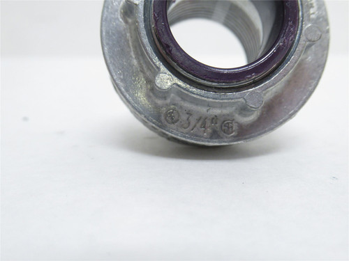 Raco 1703; Rigid Hub; Size: 3/4"; Zinc; Insulated