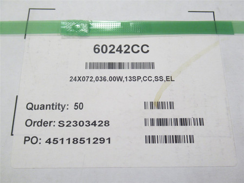 Wirebelt 60242CC; Conveyor Belt; SS; 36" Wide x 50' Long