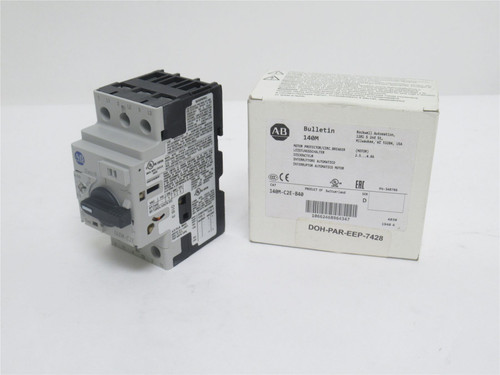 Allen-Bradley 140M-C2E-B40; Motor Protector; 2.5-4A; 3P; 600V