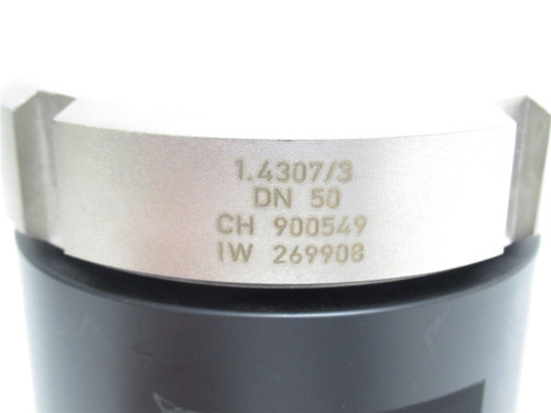 MFG- 1.4307-3 DN 50-2T; Straight Adaptor 2-3/16" x 1-3/16"ID