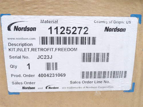 Nordson 1125272; Freedom Retrofit Inlet Kit