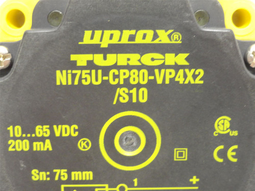 Turck Ni75U-CP80-VP4X2; Inductive Sensor; 75 mm Range