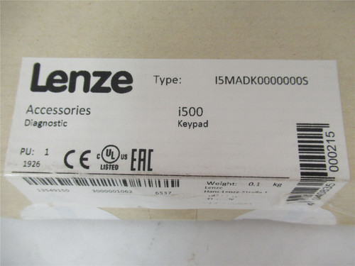 Lenze I5MADK0000000S; Keypad for  W/The  I510 AND I550