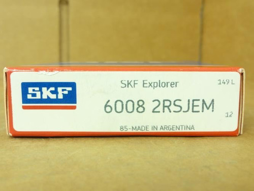 SKF 6008 2RSJEM; Radial Deep Groove Bearing; 40mmID x 68mmOD