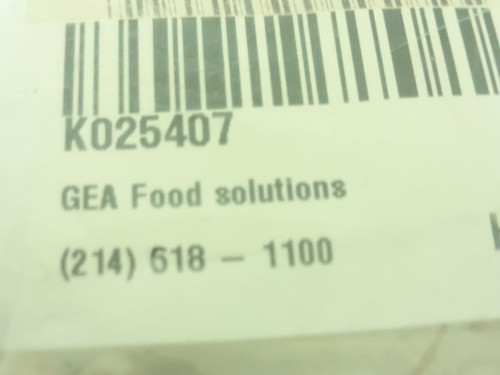GEA K025407; Gasket; 3"ID x 5"OD x 2mmW