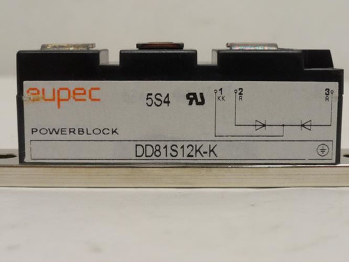 Eupec DD81S12K-K; Thyristor Power Module; NO SCREWS