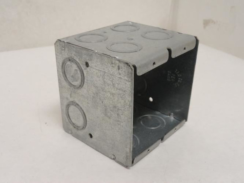 Cooper TP691; Lot-2 Steel Masonry Box; 2-Gang; 3-1/2" Deep