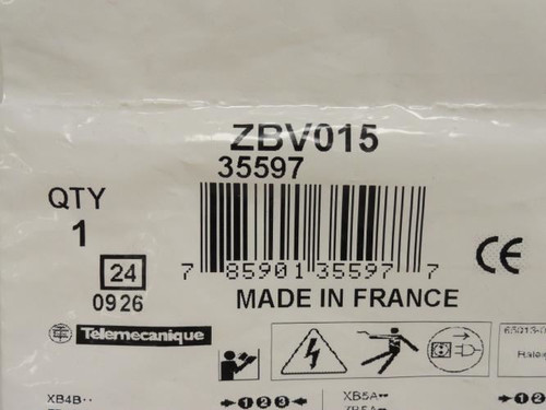 Telemecanique ZBV015; Electric Lens Cap; Amber; XB4; XB5