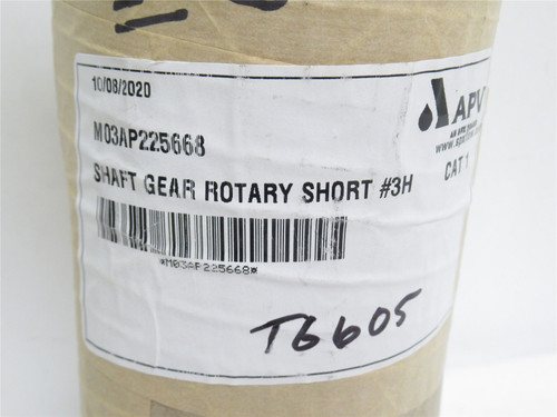 SPX MO3AP225668; APV  Rotary Gear Shaft; Short #3H; 9" L
