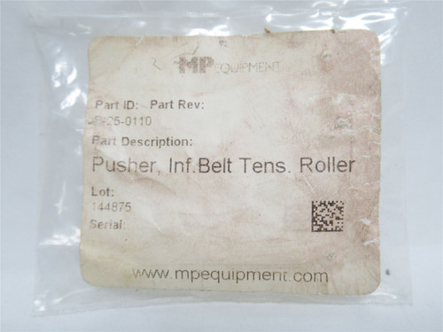 MP Equipment P-25-0110; Tension Belt Roller Pusher; SS