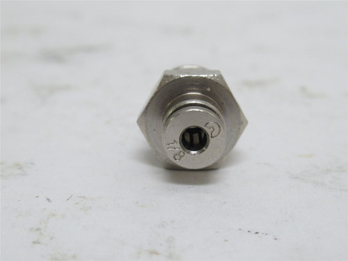 Norgren 124250128; Tube Adapter; 1/8" Tube O/D x 1/4 NPT