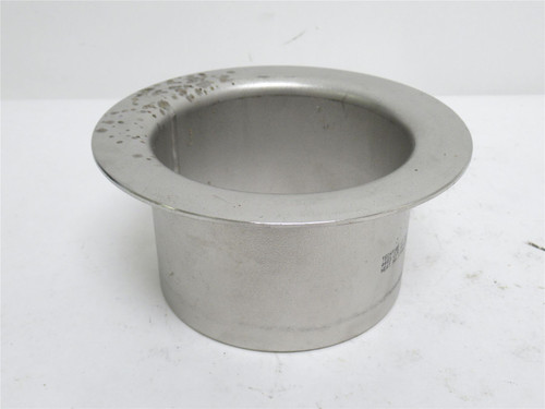 Techtube C34AW1900789; True Cap Tube; SS-304; Size: 4"