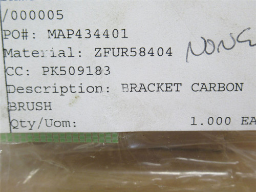 Cryovac ZFUR58404; Carbon Brush Bracket; 113 L x 70 W