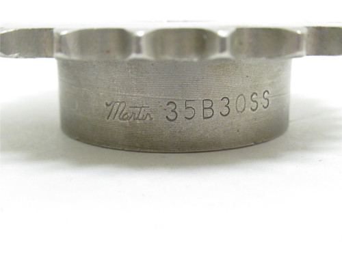 Martin 35B30SS-3/4; Sprocket #35; SS; 30 Teeth; 3/4"ID