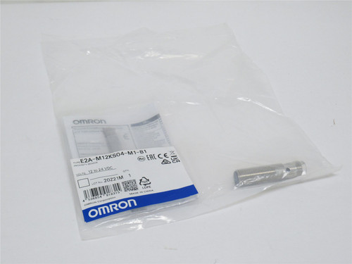 Omron E2A-M12KS04-M1-B1; Prox Sensor; 12-24VDC; 4mm Range