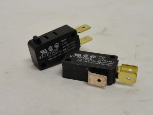 Honeywell V7-7B19E9; Lot-2; Mini Snap Action Switch; 240V@3A