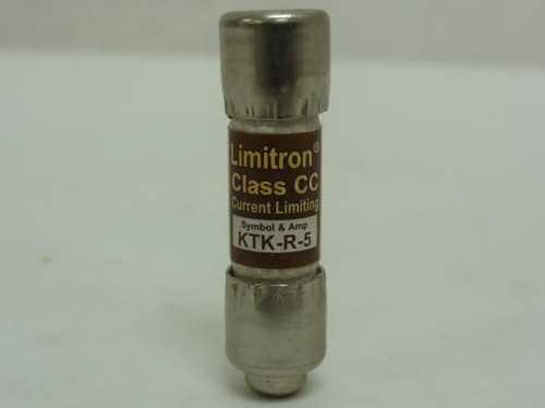 Cooper KTK-R-5; Melamine Fuse; Fast Acting; 5A; 250VAC/DC