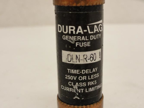 Cooper-Bussmann DLN-R-60; Time Delay Fuse; 60A; 250Vac