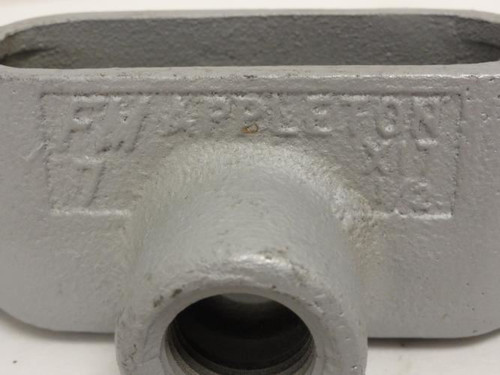 Appleton X17; Conduit Body; Type: X; 1/2 FNPT; Grayloy Iron