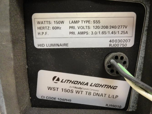Lithonia WST 150S WT TB DNAT L/LP; Wall-Mounted Lighting Fixture