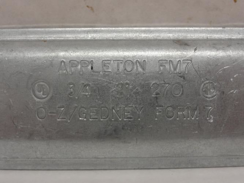 Appleton APP270IG; Conduit Cover; 3/4" Hub Size; Form 7