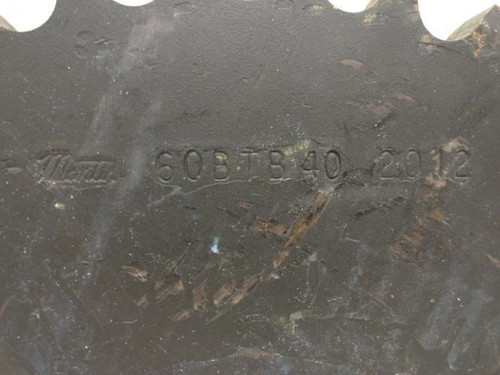 Martin 60BTB40-2012; Bushed Sprocket # 60; 40Teeth