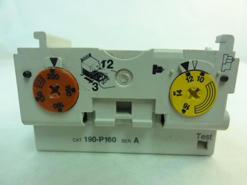 Allen-Bradley 190-P160; Trip Unit; 130-220A; Missing Face Plate